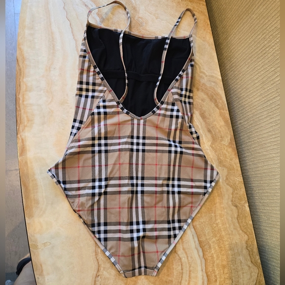 Burberry Check One Piece swimsuit MSRP $510 - Picture 12 of 17